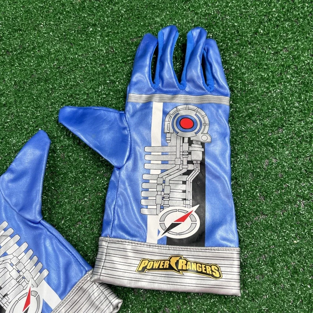 Disney Power Rangers Operation Overdrive Child Logo Gloves One Size Fits‎ Most